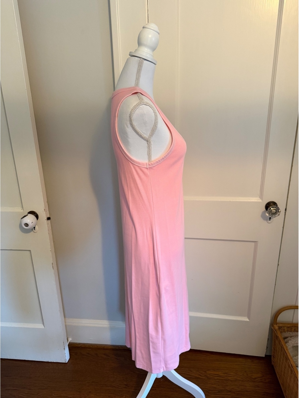 Universal Thread Pink Ribbed Tank Dress Size Large - Picture 3 of 5